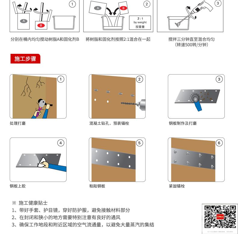 包钢威宁粘钢加固施工过程